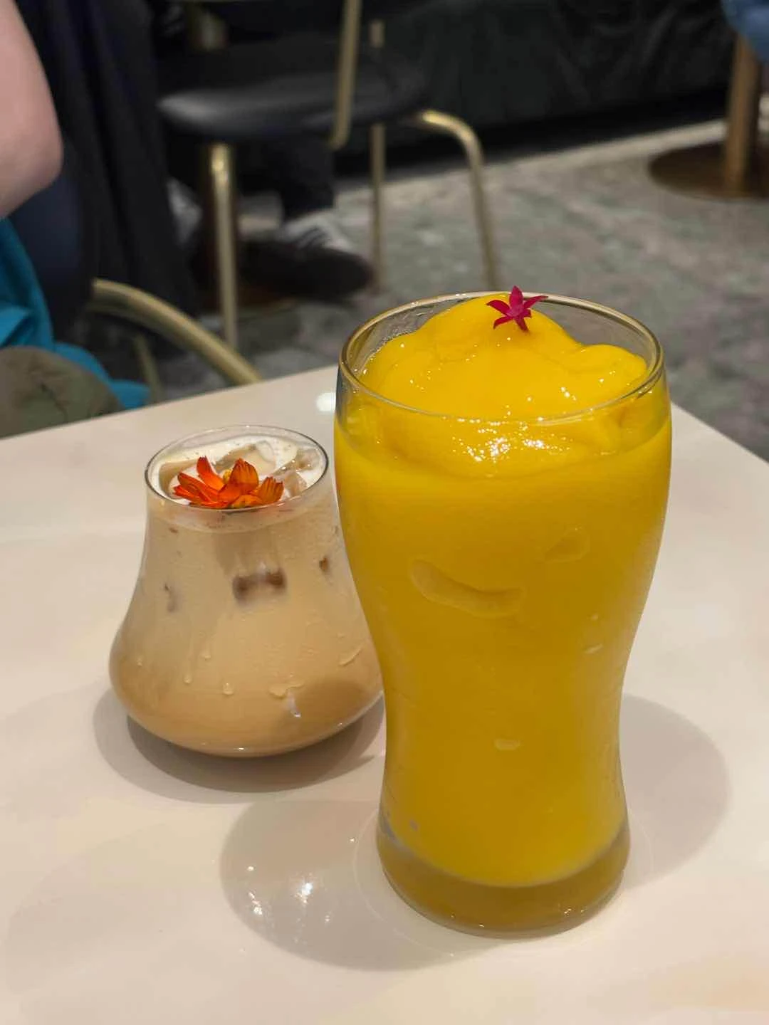 Spanish Latte, Mango Shake of Cafe Kulture