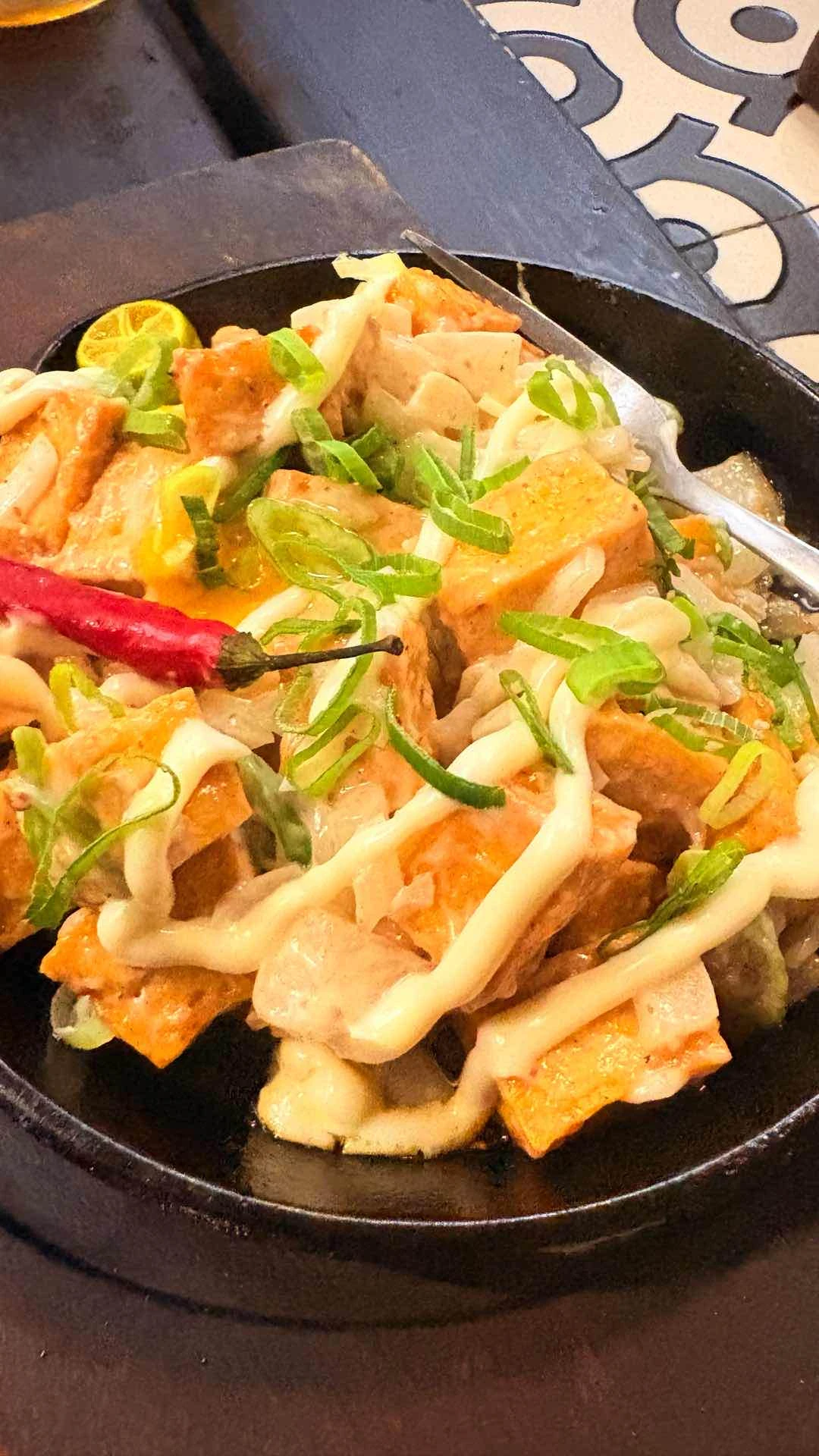 Sizzling Tofu
