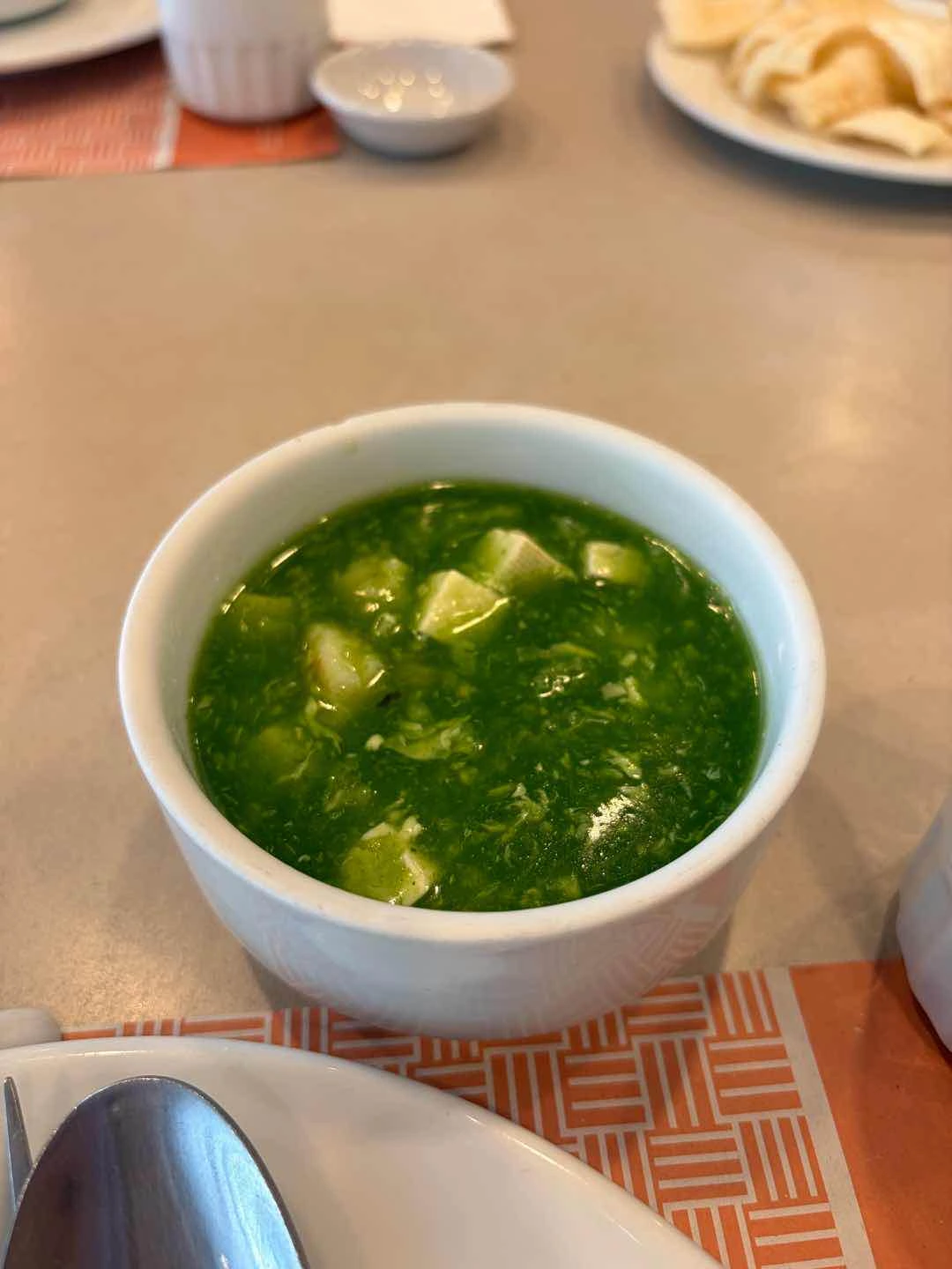 spinach seaweed soup
