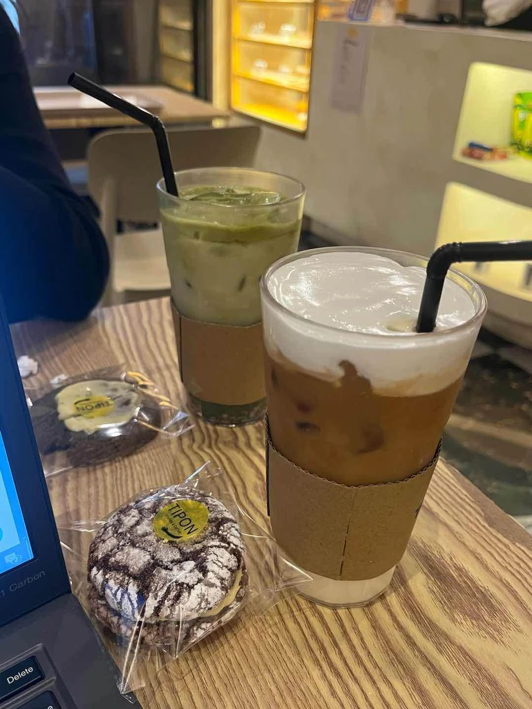 Cosmo & Wanda (Matcha) and Baybayin (Sea Salt Latte) 