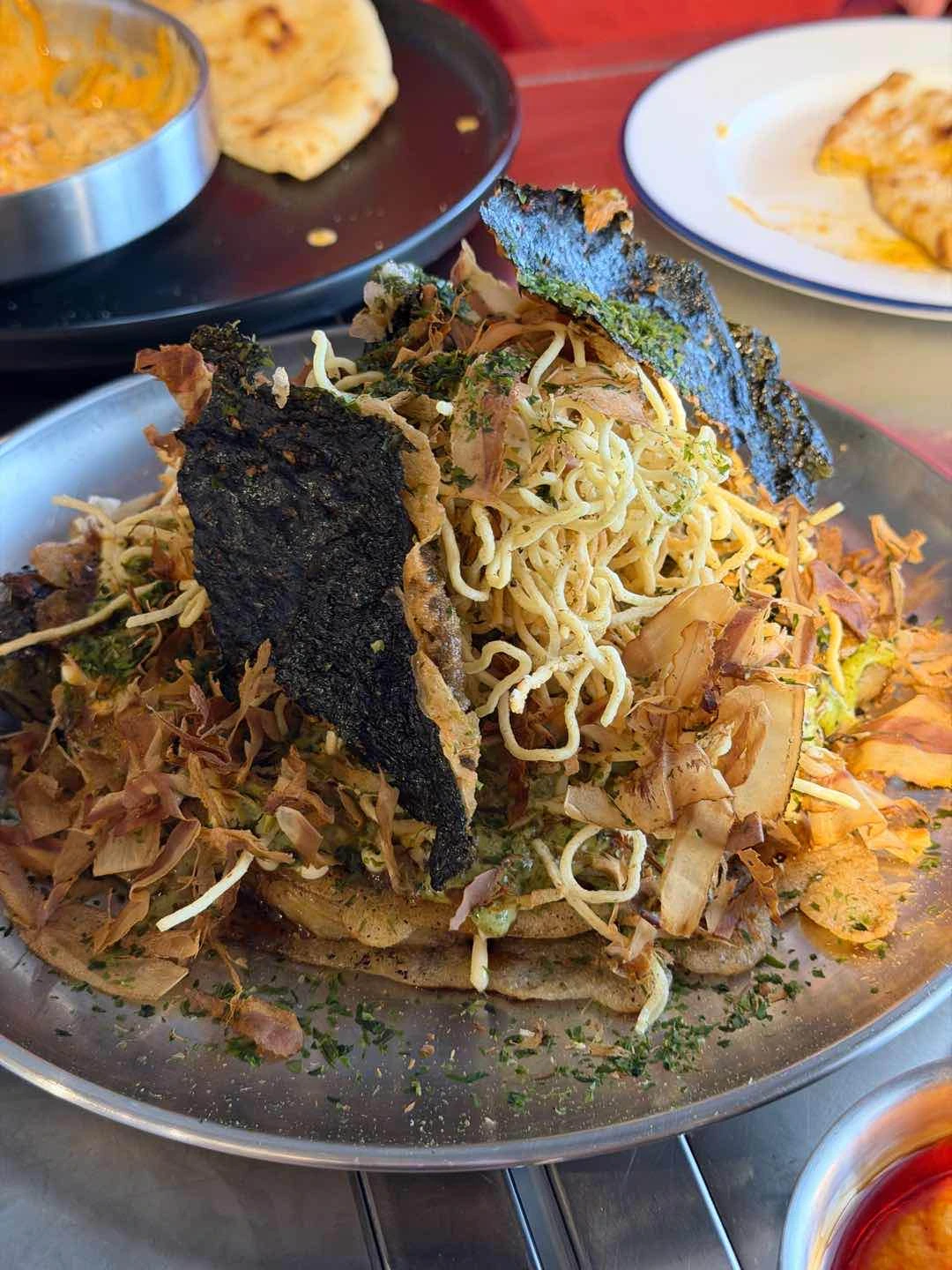 Tortang talong okonomiyaki