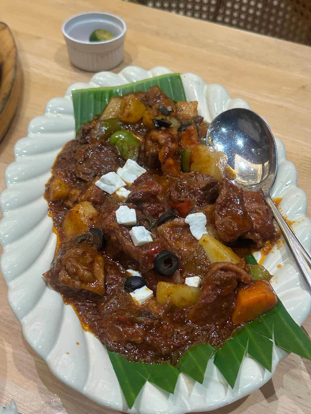 Beef Caldereta with Cottage Cheese of Rosario, Pamanang Panlasa
