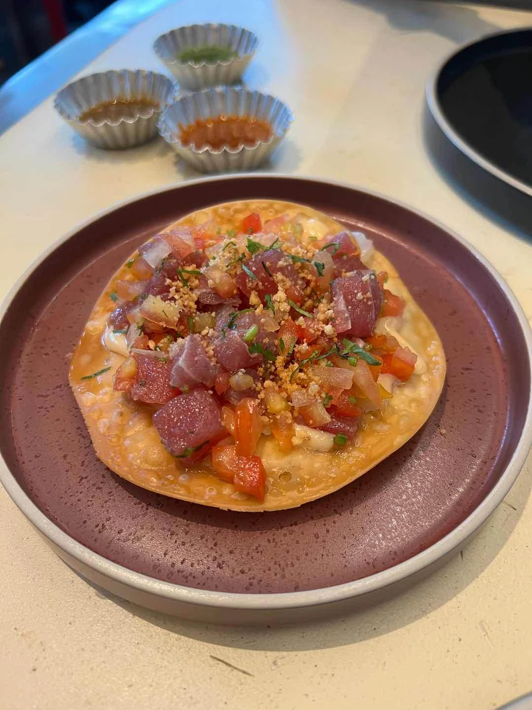 tuna tostada