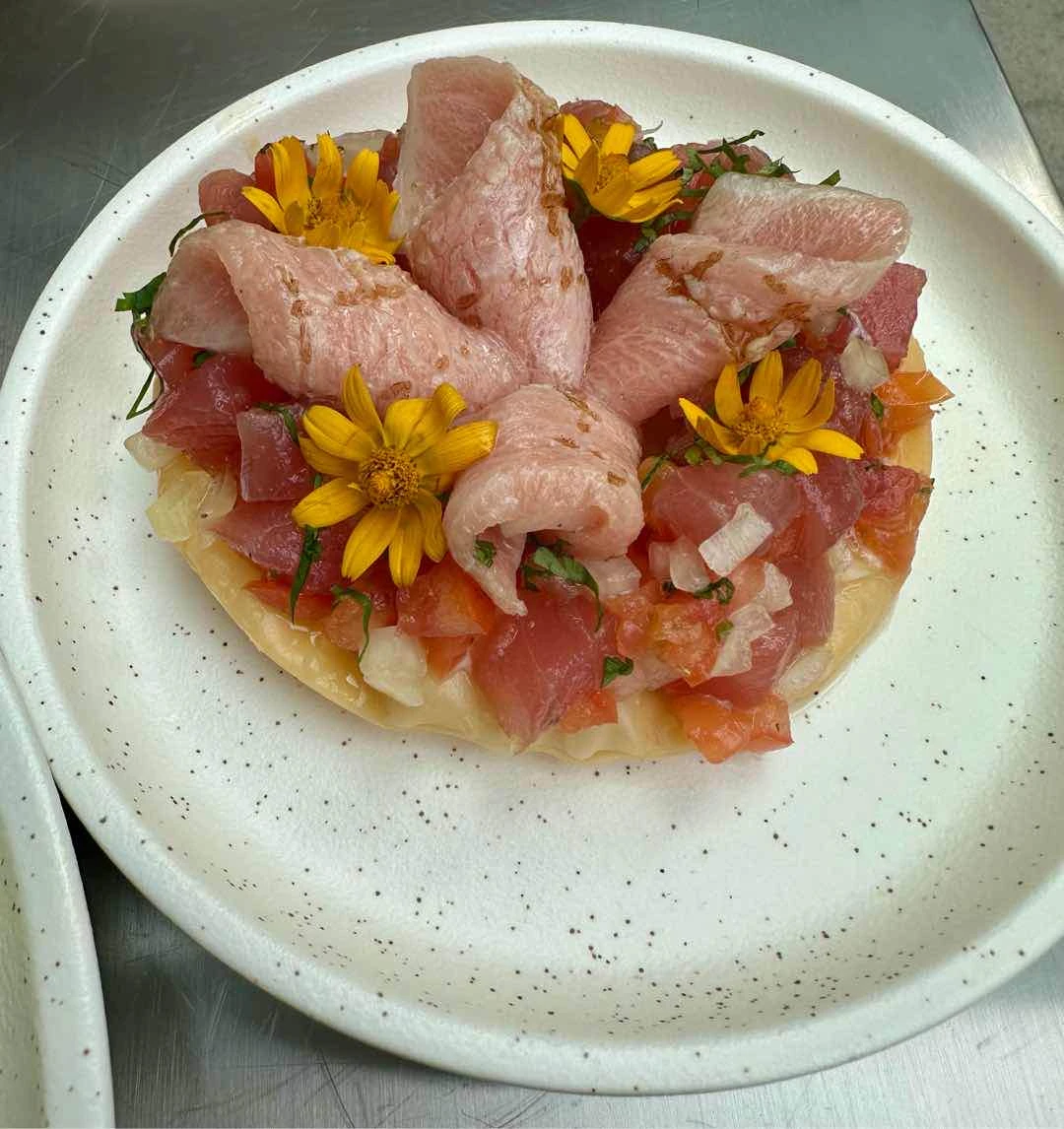 Tuna Tostada