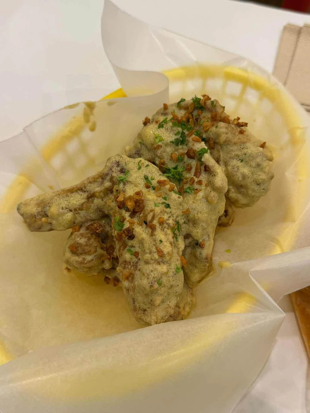 Salted Egg Chicken Wings