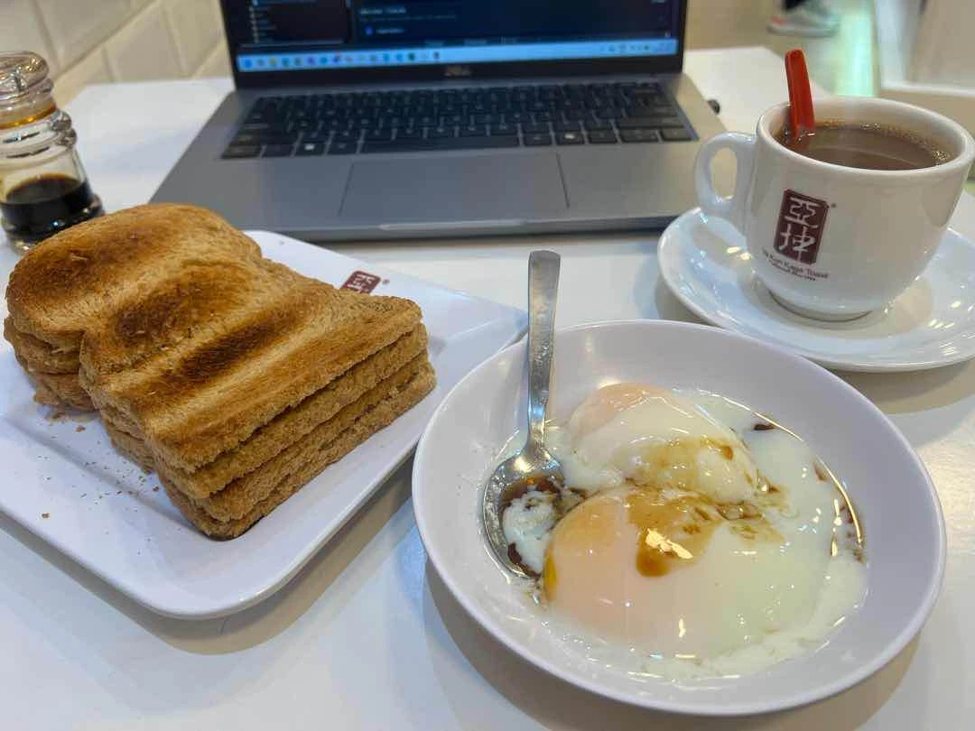 Kaya toast of Ya Kun Kaya Toast