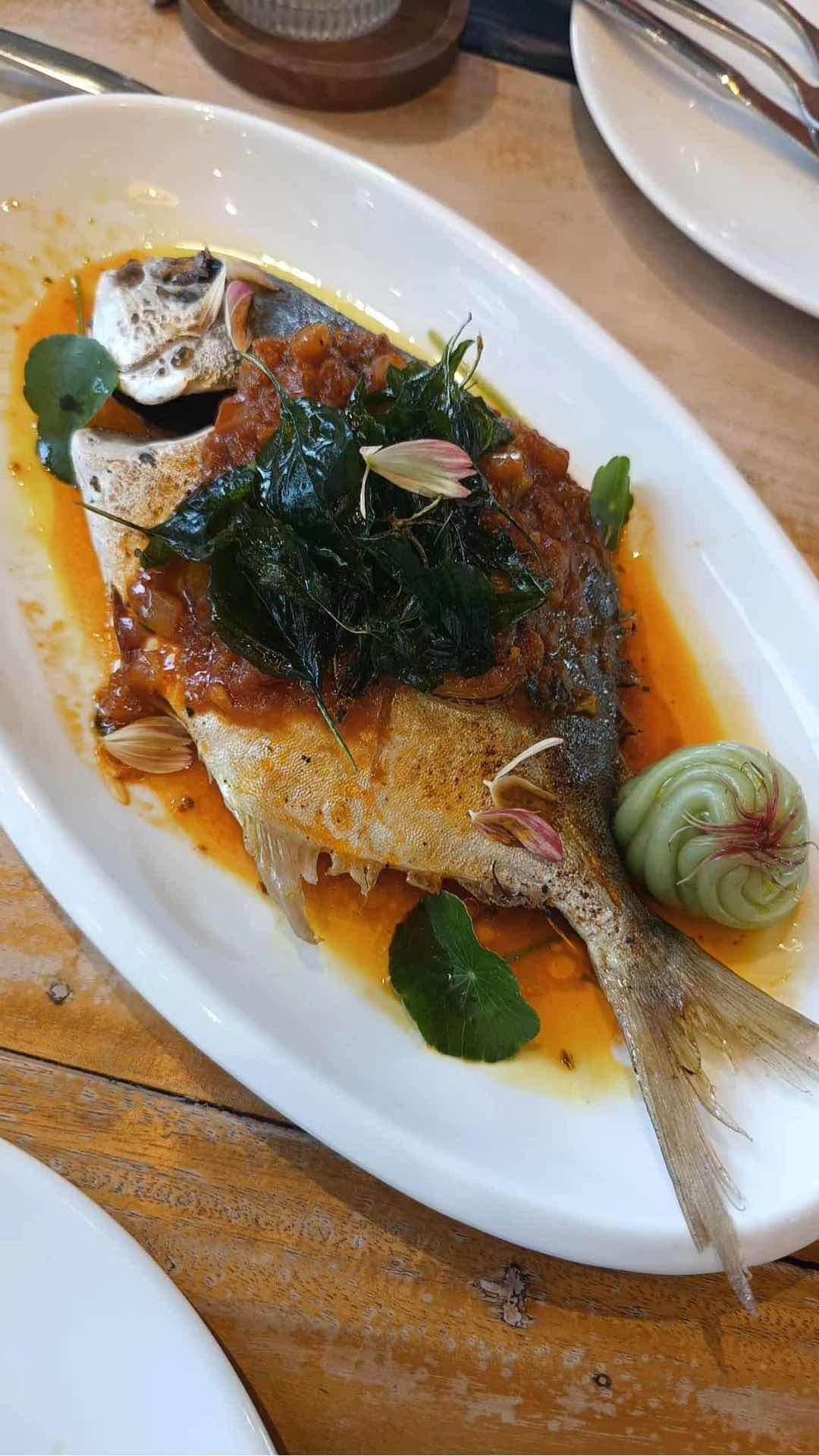Pompano with Katmon