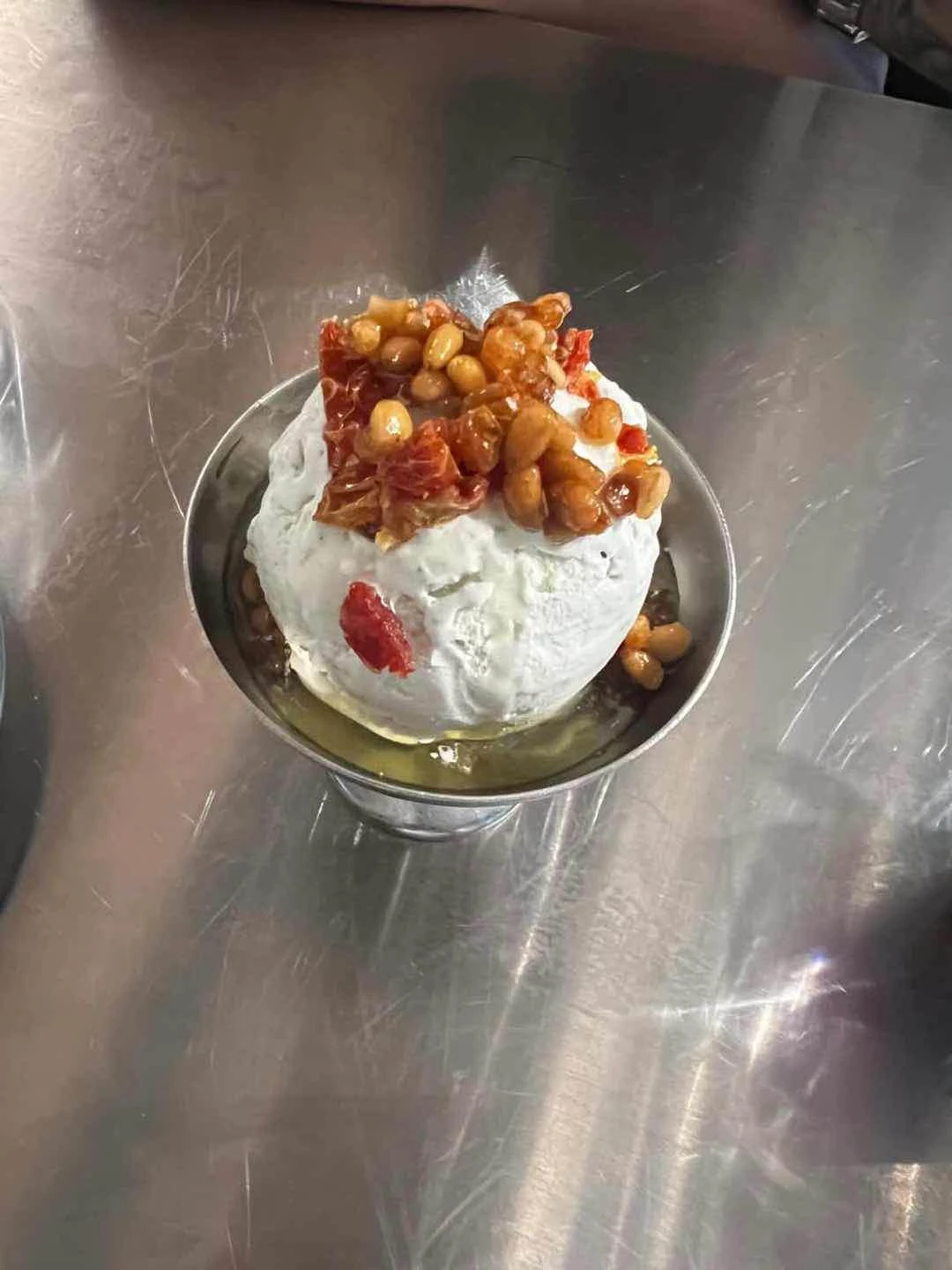 pesto ice cream of Now Now Canteen