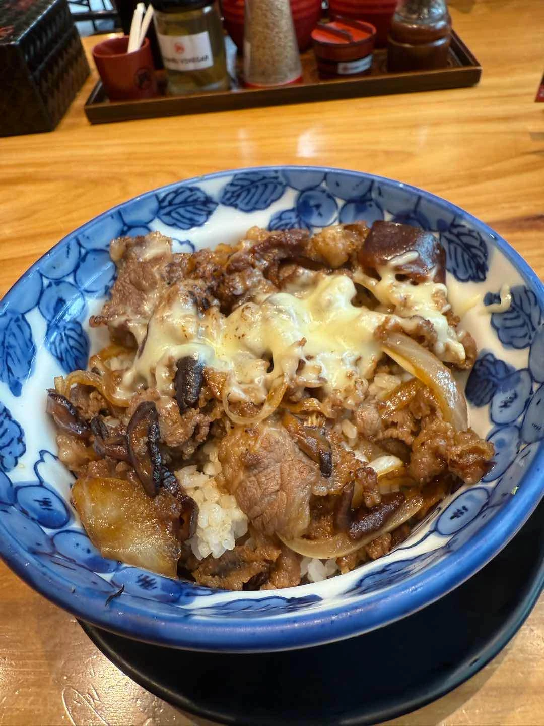 cheesy gyudon