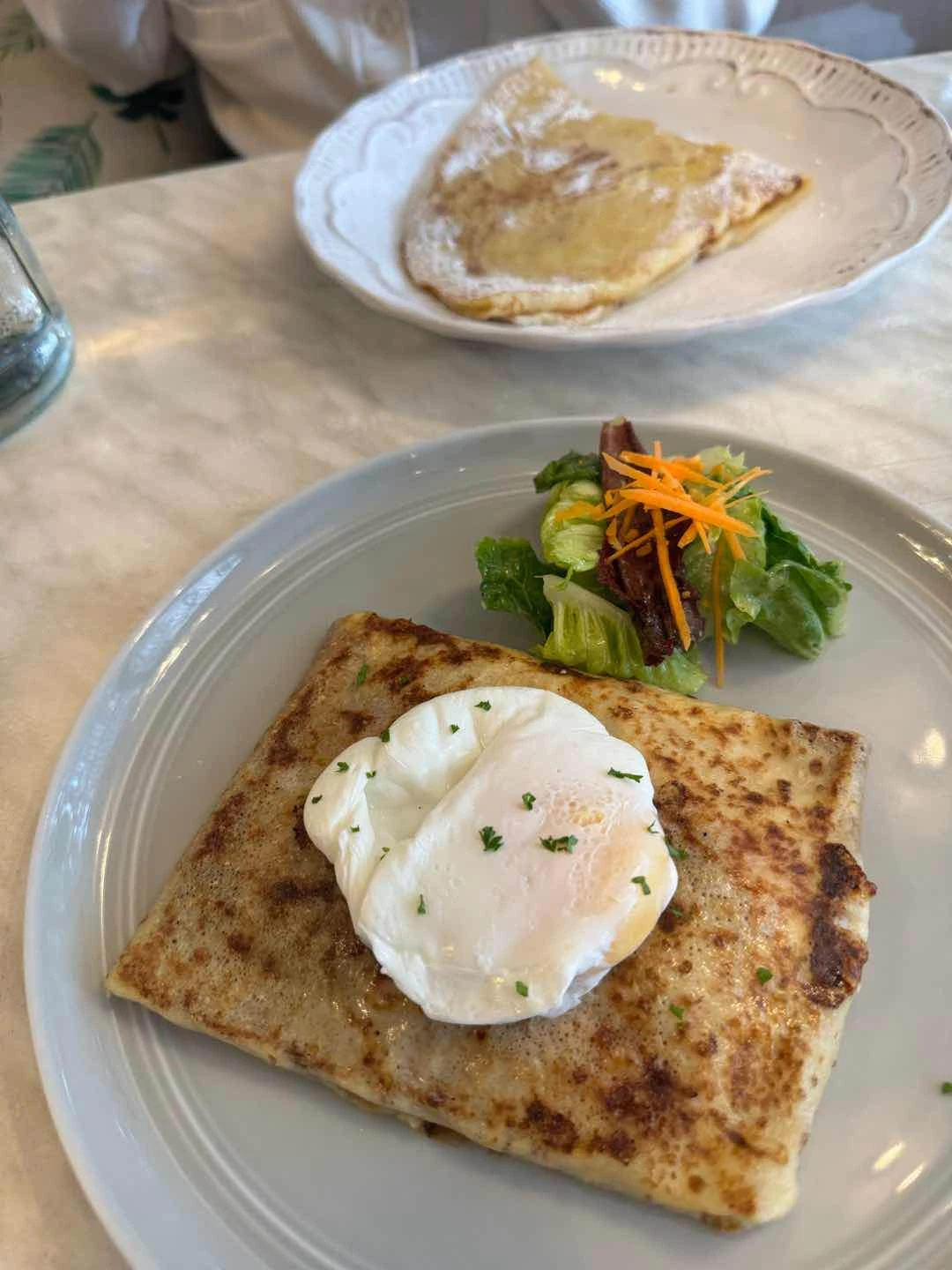 butter and sugar + compléte crepe