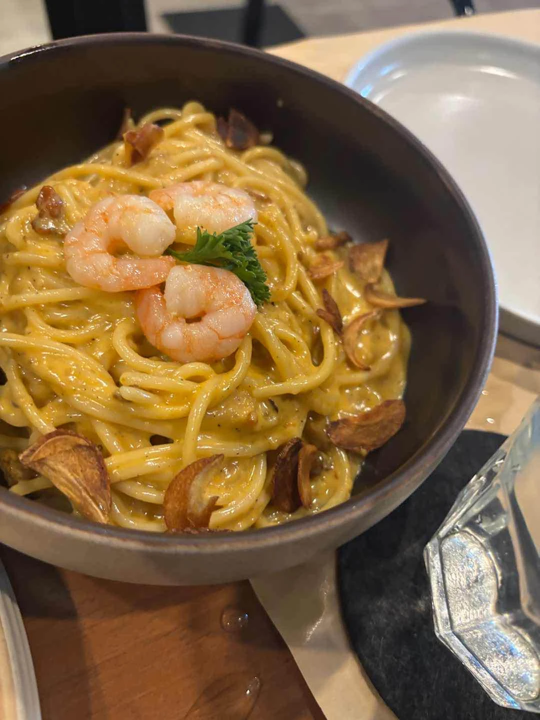 Aligue Cream Pasta of Hygge Restaurant