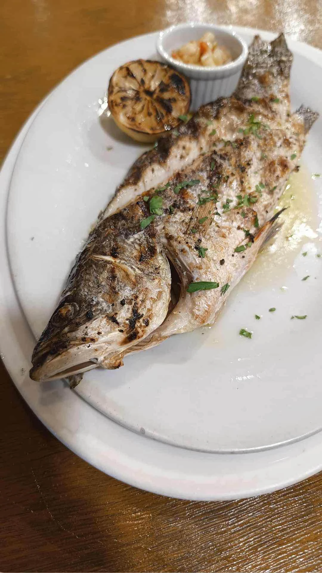 Grilled Seabass  of Cyma