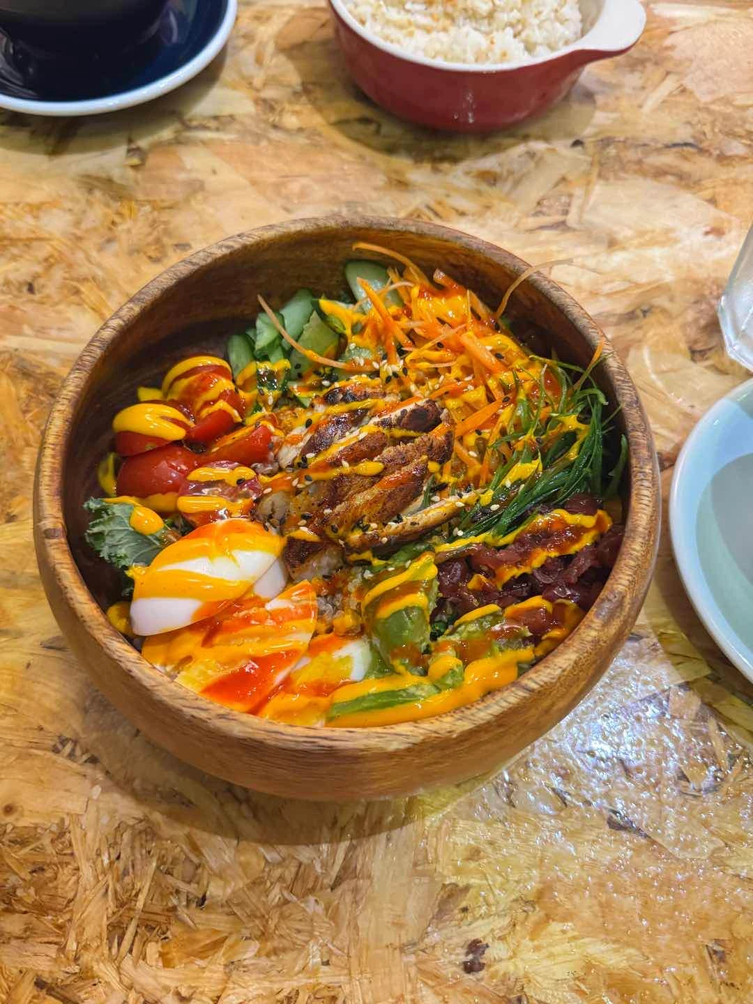 Grilled Chicken Quinoa Bowl of The Fat Seed Cafe + Roastery