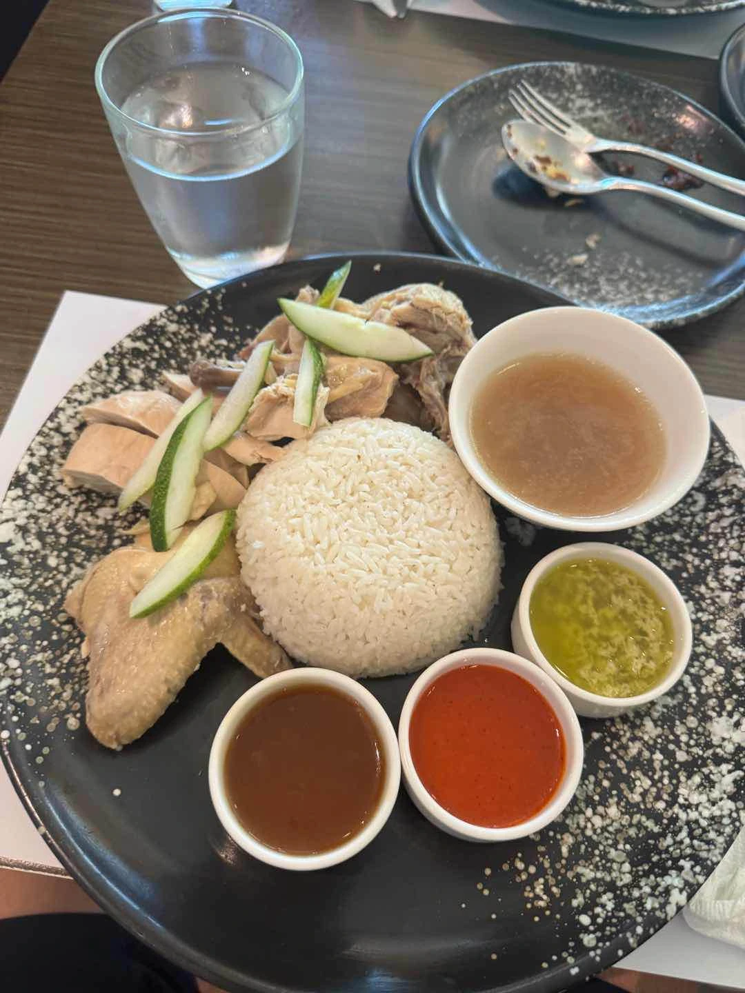 Hainanese Chicken w rice