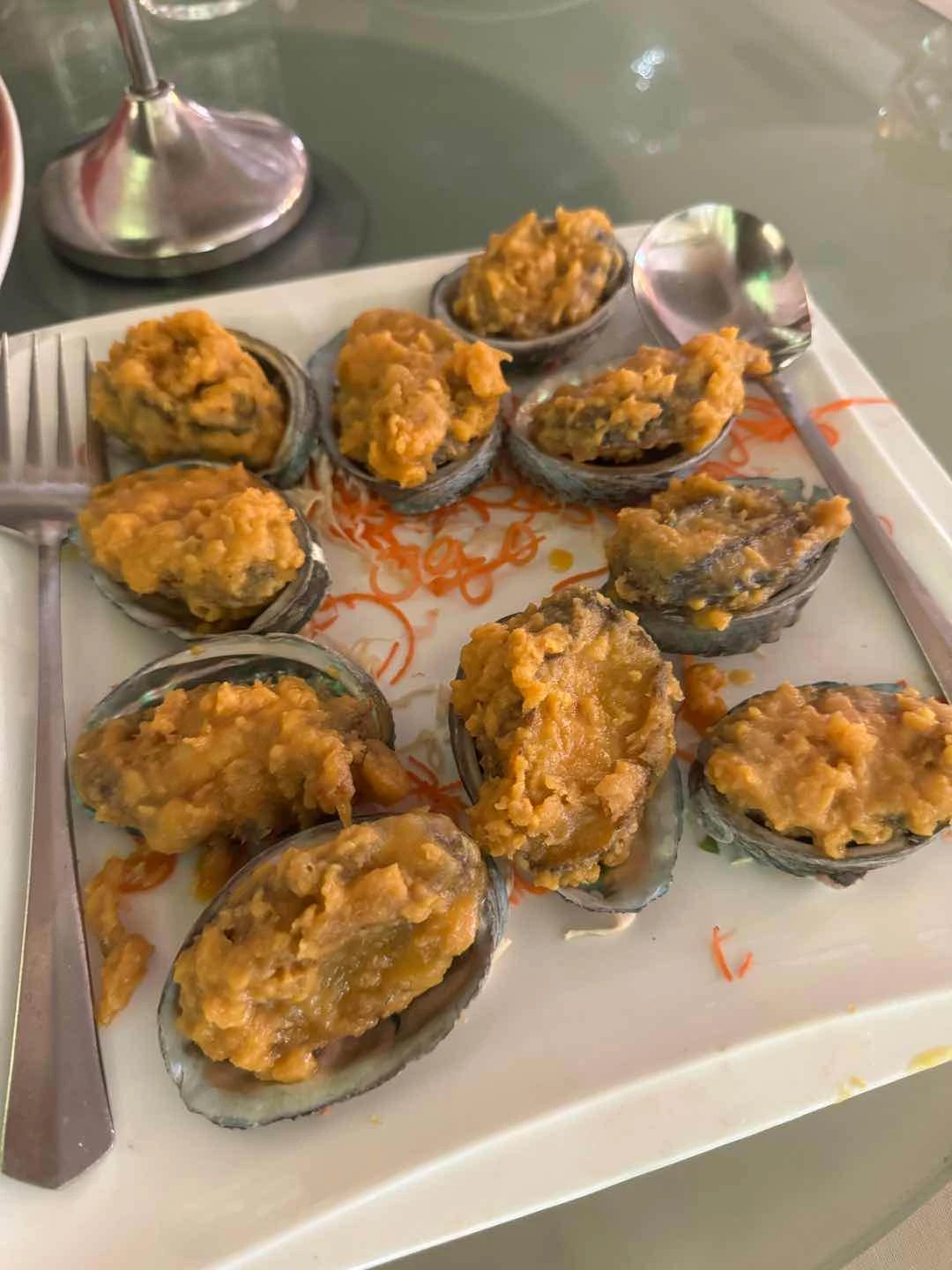 Salted egg abalone