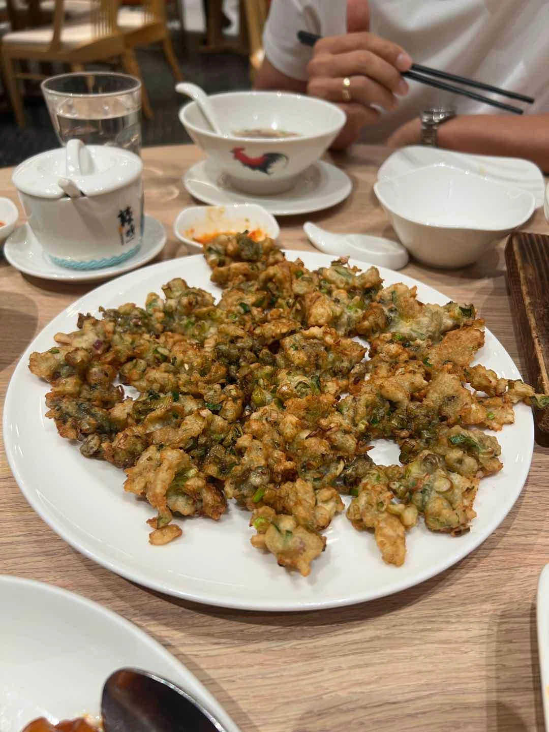 Crispy oyster 3/5 not so nice as the traditional chewy one