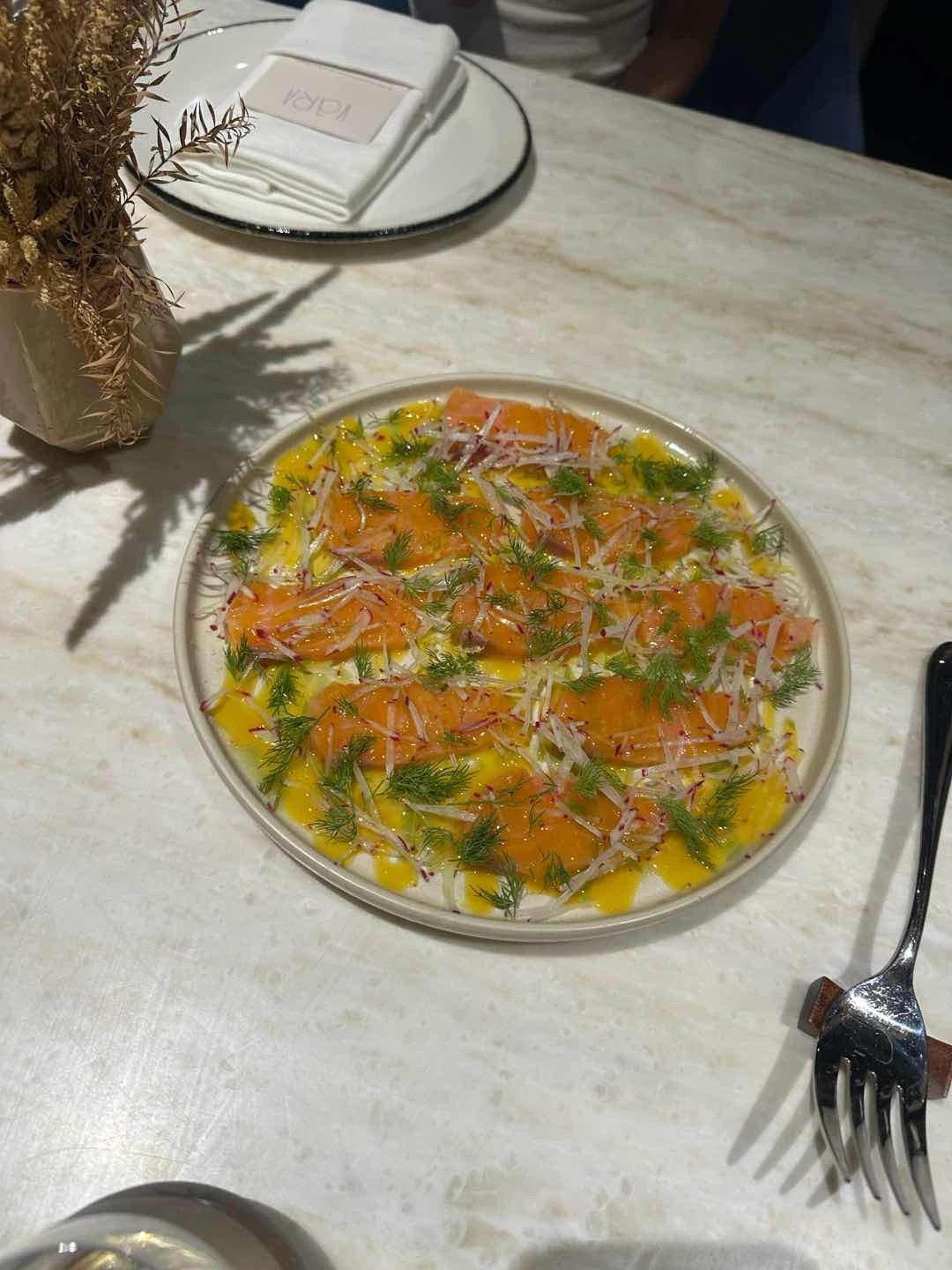 Salmon Crudo