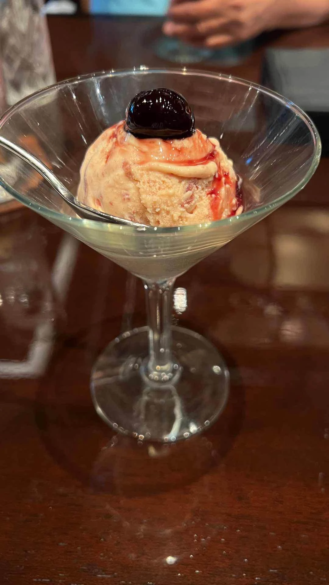 Bourbon Cherry Ice Cream