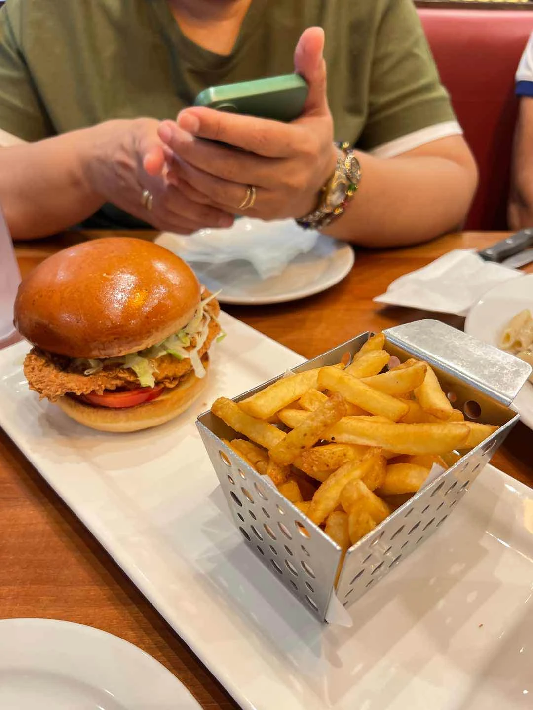 country chicken burger