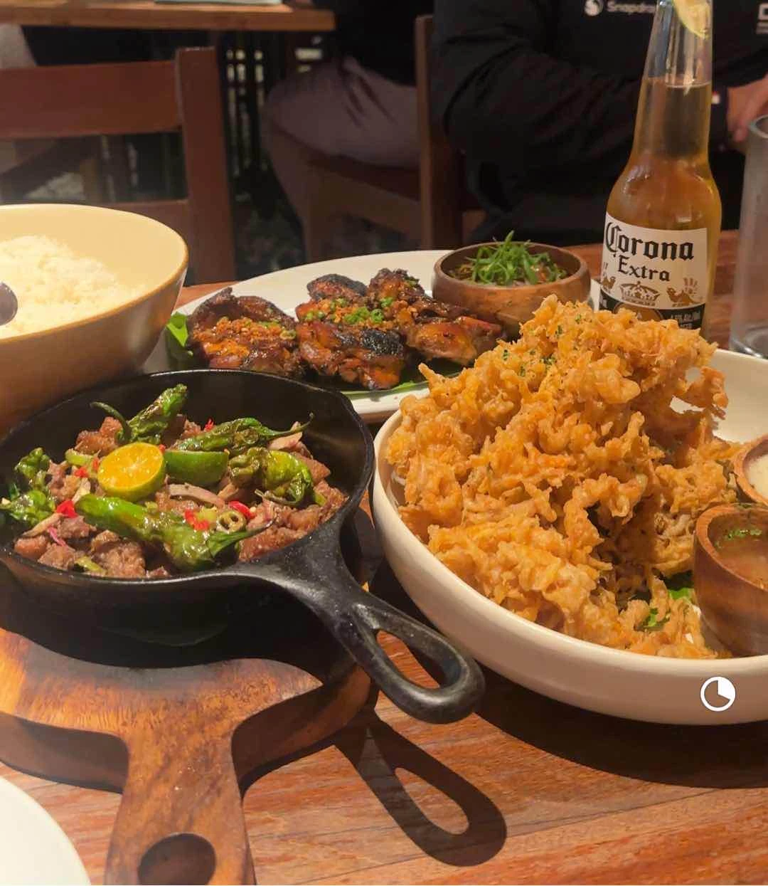 okoy inasal and sisig