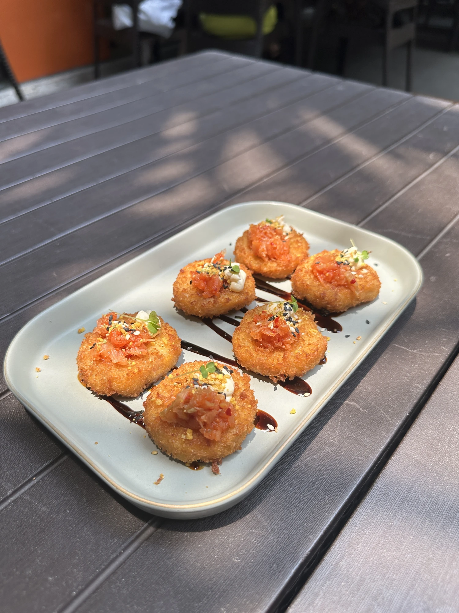 Spam and Kimchi Croquettes 