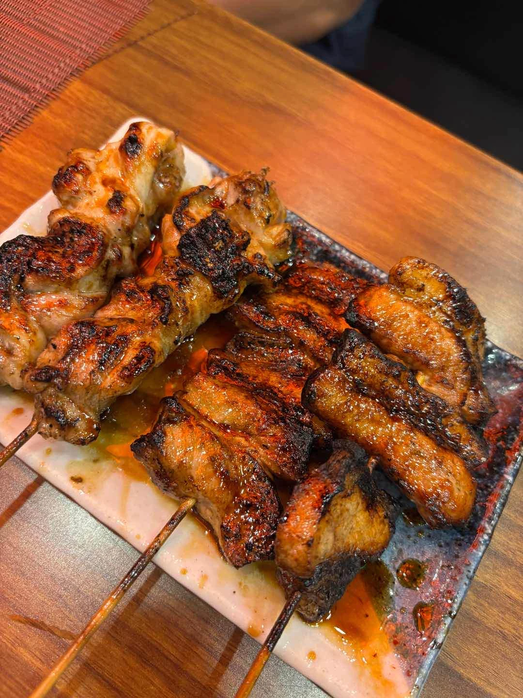authentic japanese skewers