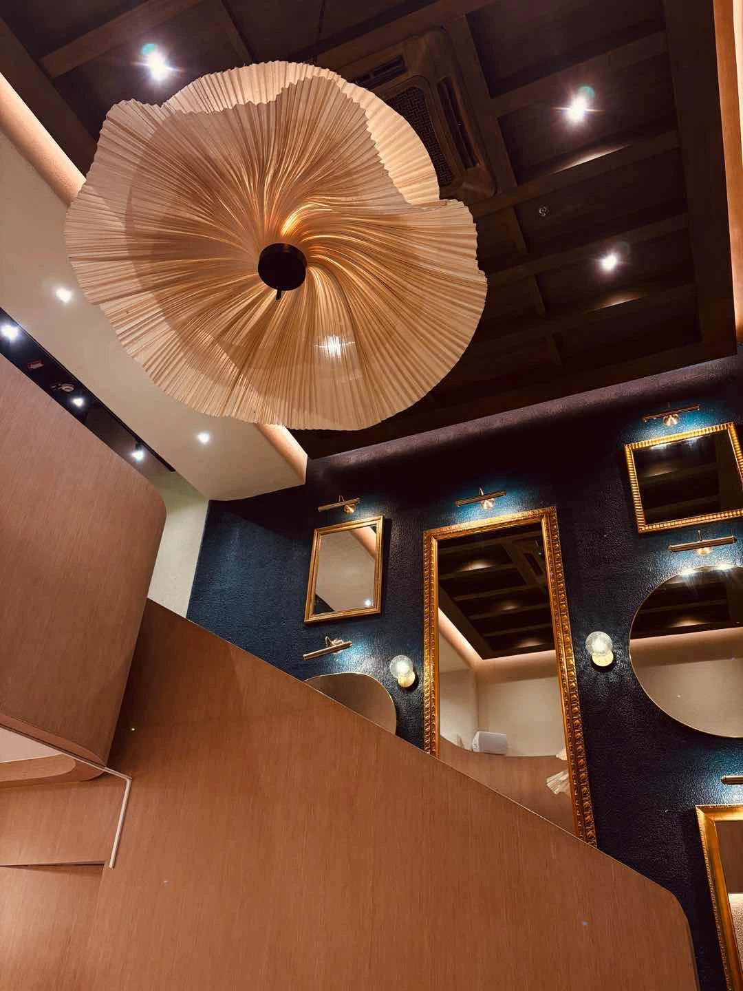 High ceiling view from GF of Cafe Kulture