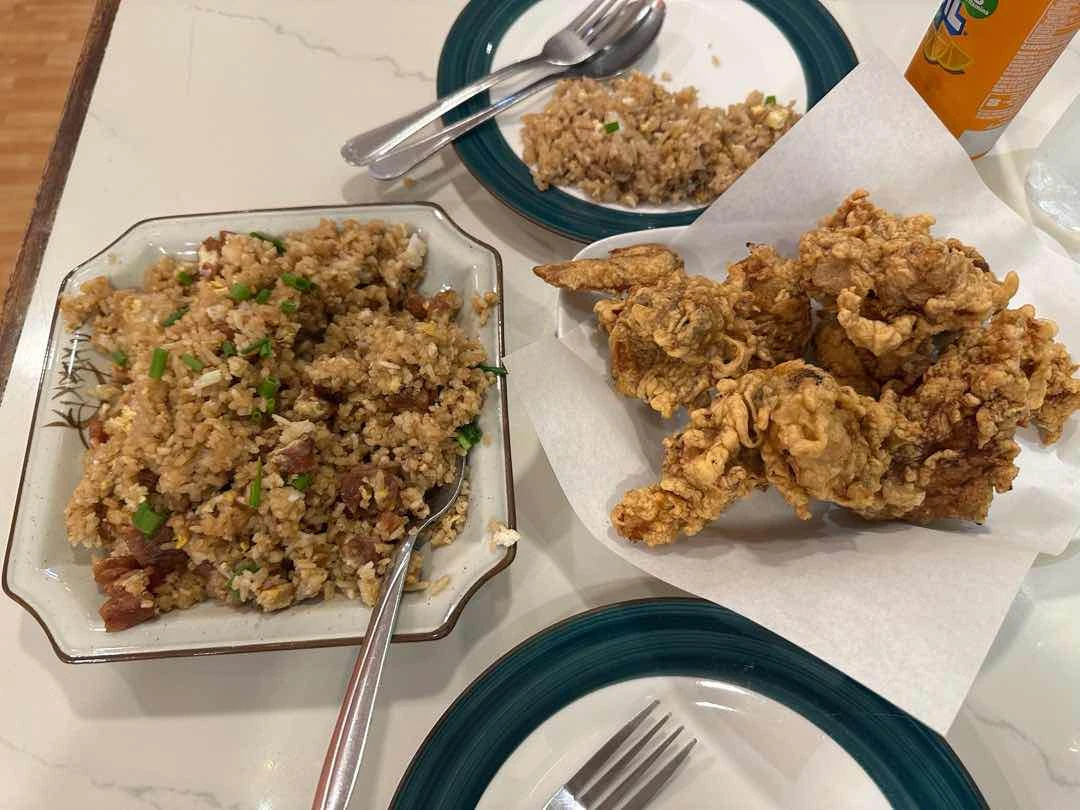 Fried chicken and Sincerity fried rice