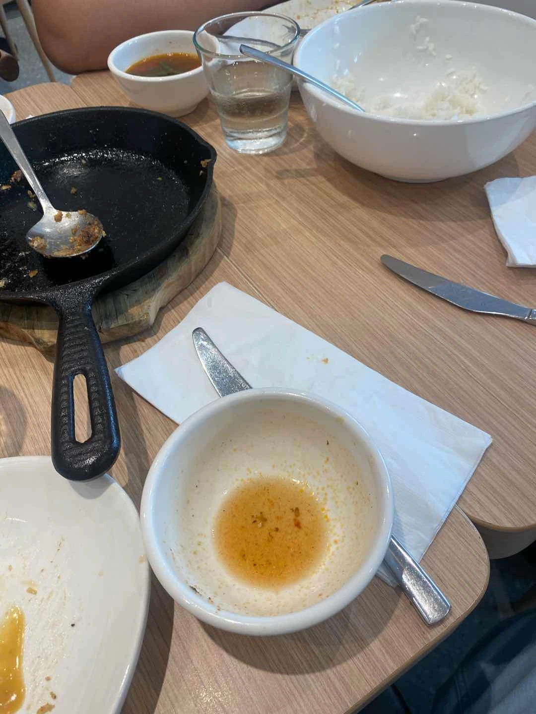 ubos na sisig and watermelon sinigang