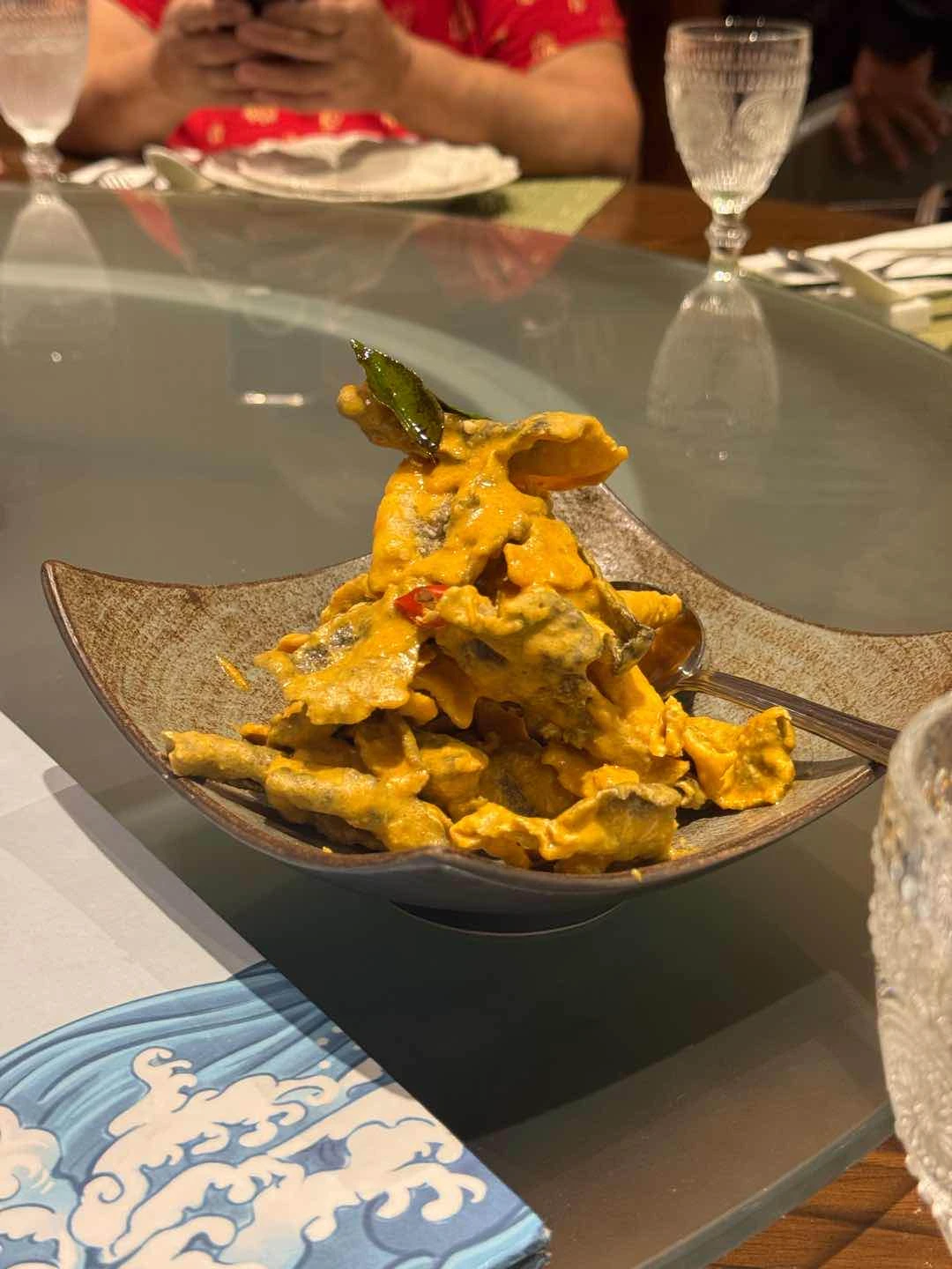 Salted egg fish skin