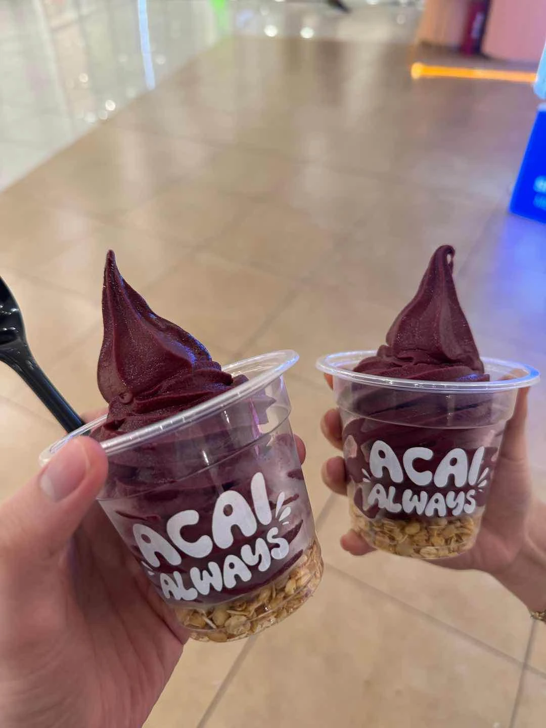 Acai Soft Serve No Toppings