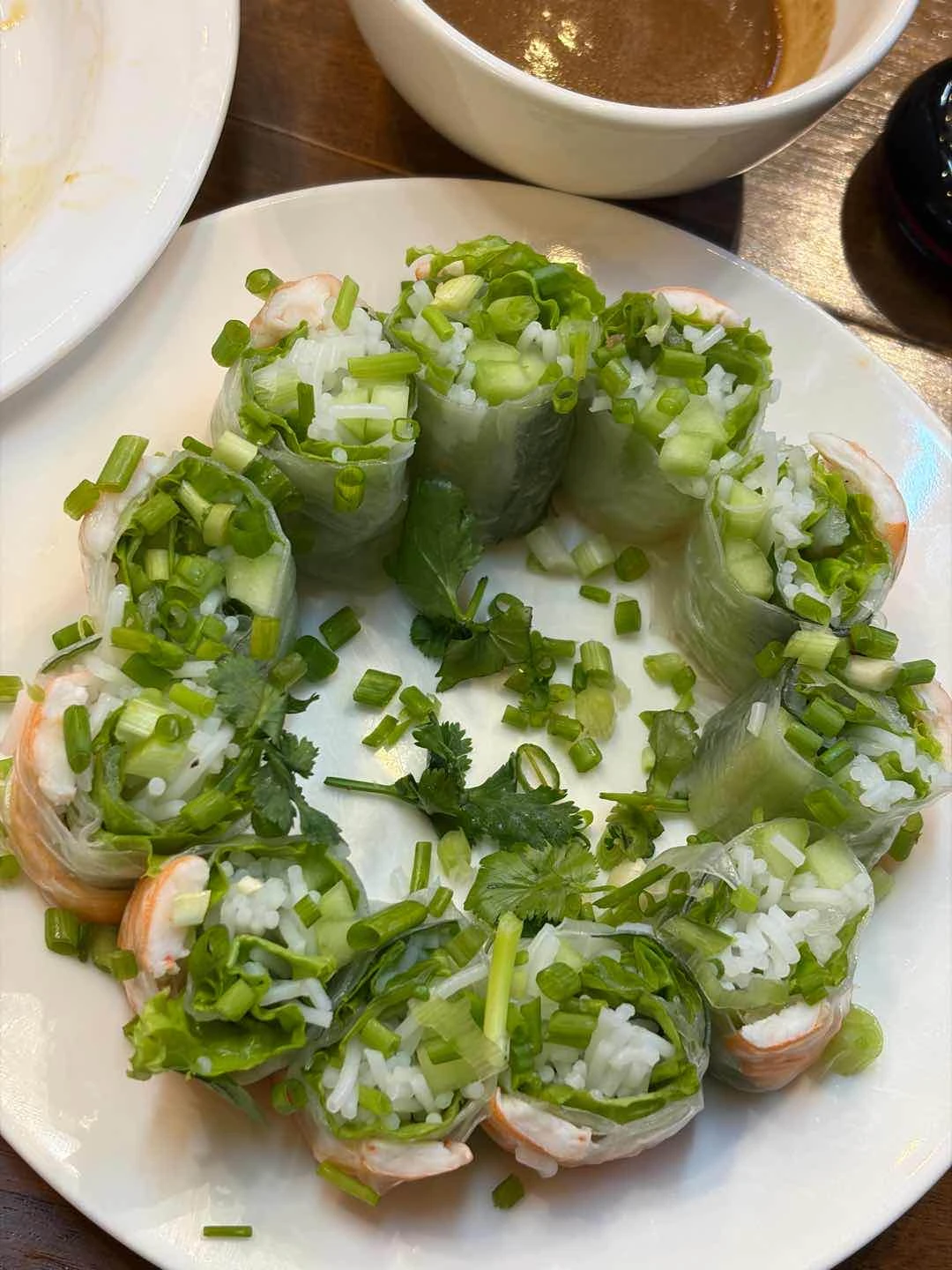 Fresh spring roll of Banh Mi Manila