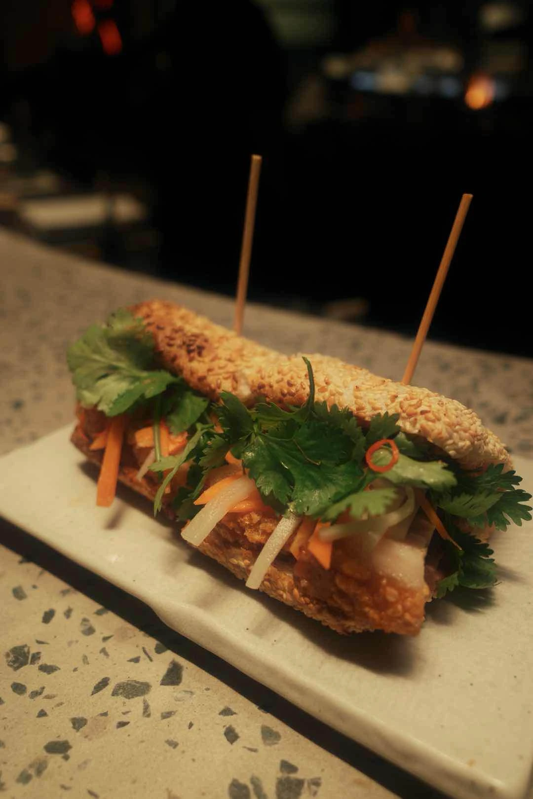 pork bahn mi of Kong Noodles