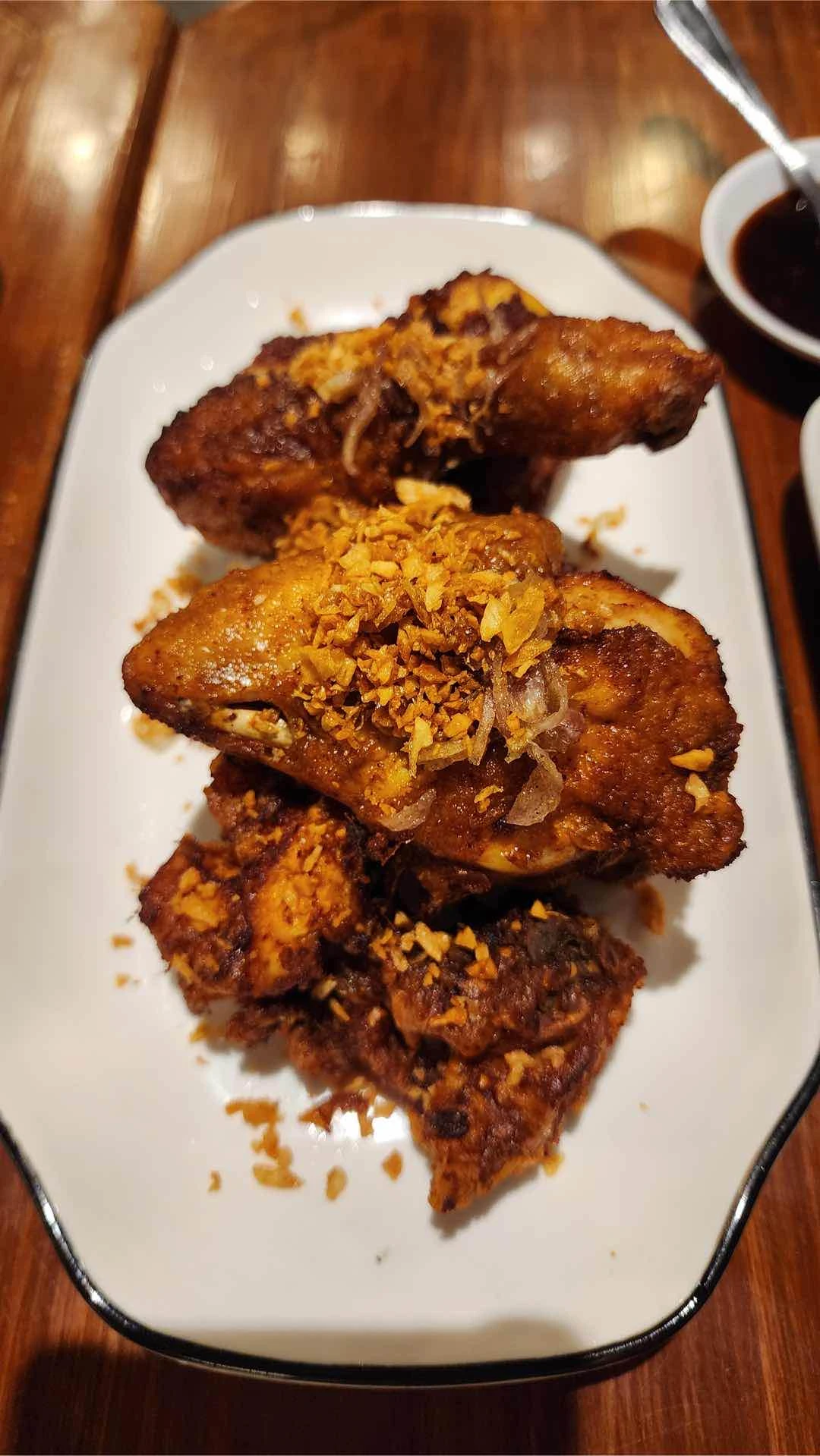 Thai Fried Chicken with Honey Sriracha Sauce