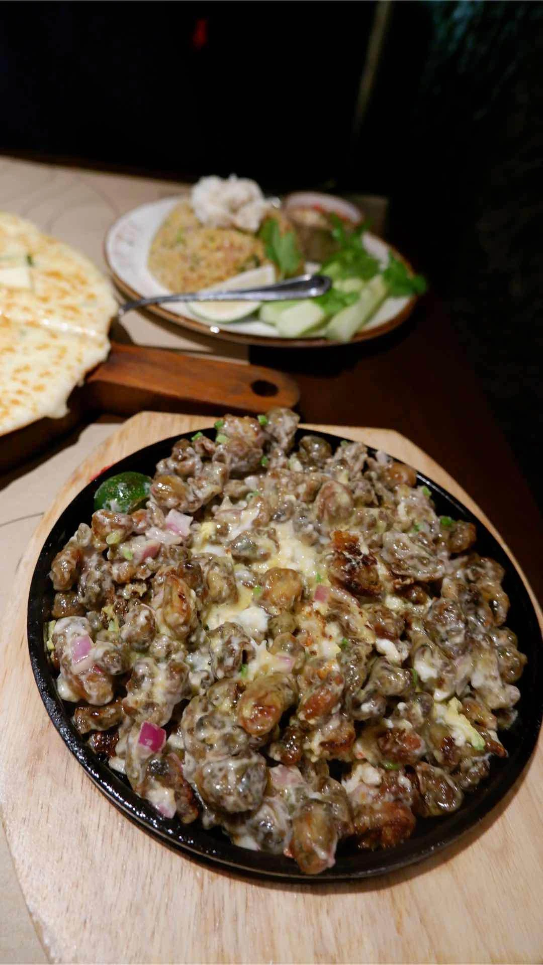 Oyster Sisig