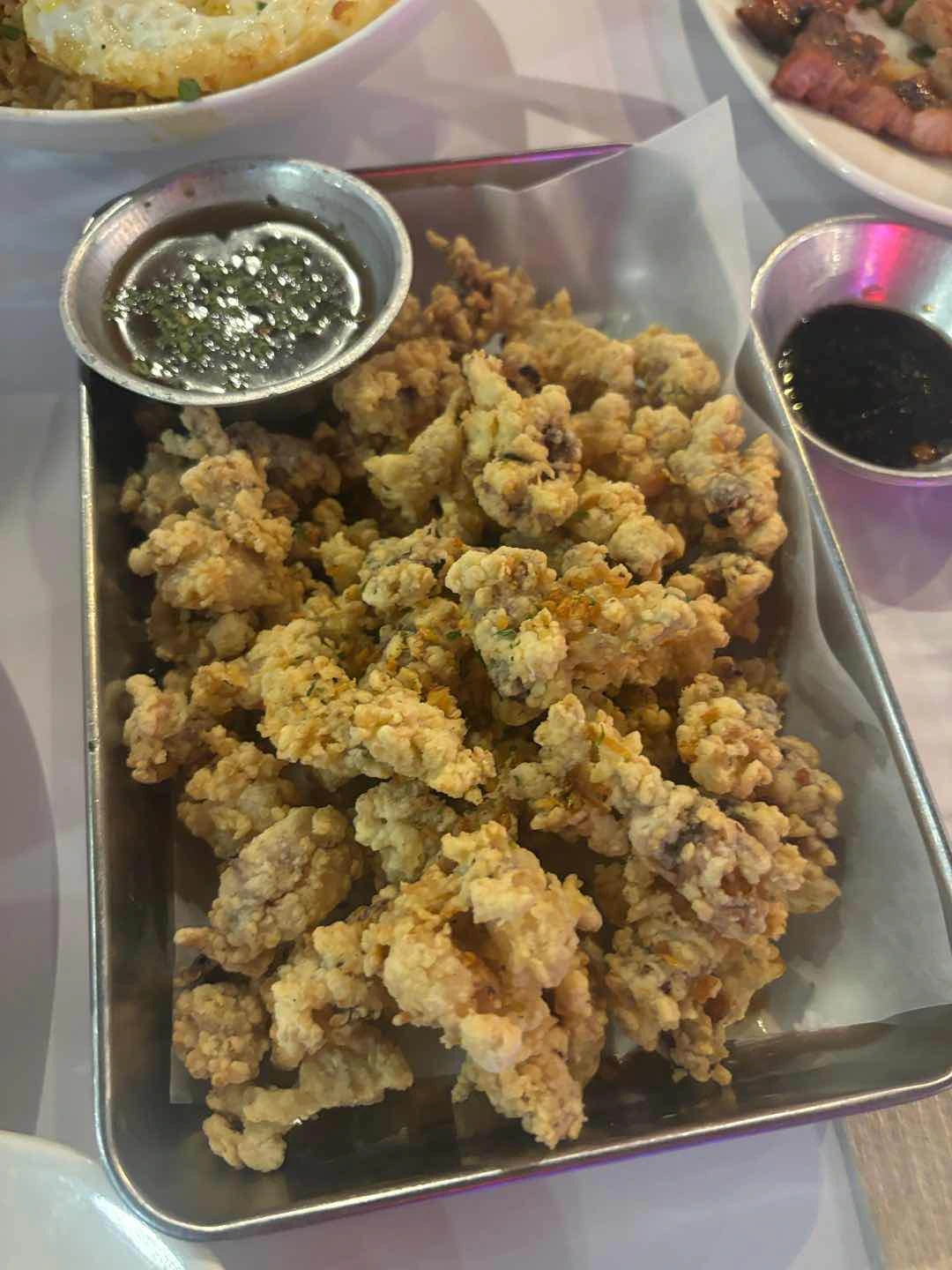 fried baby squid