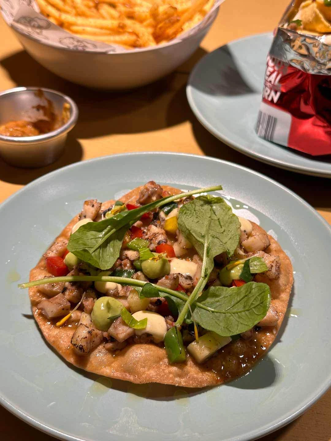 octopus tostada