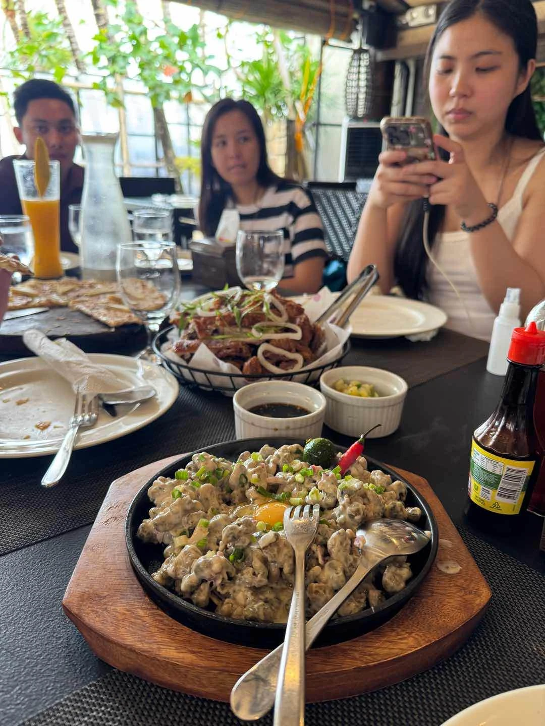 Oyster sisig