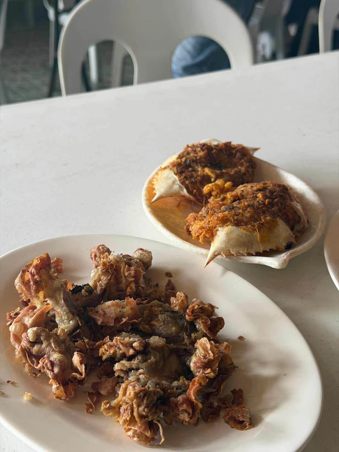 Got the relleno and chicharon bulaklak