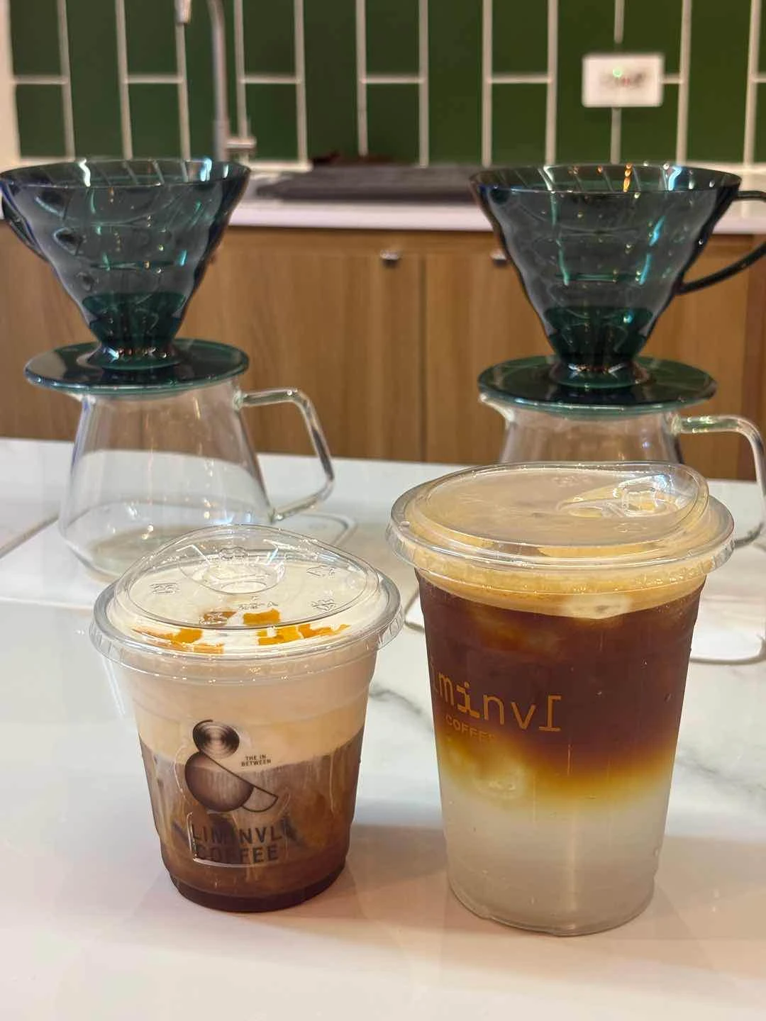 apricot latte & americoco