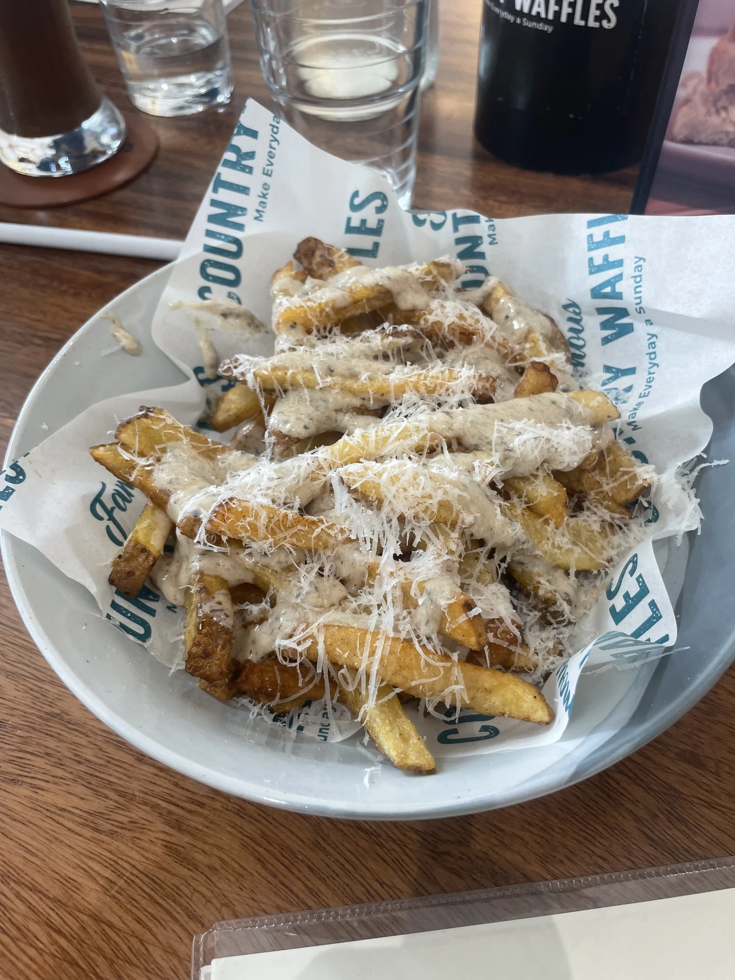 French parmesan truffle fries - 360.00