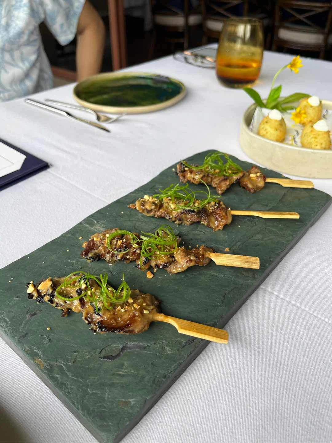 Grilled Iberico Pork Satay Skewer