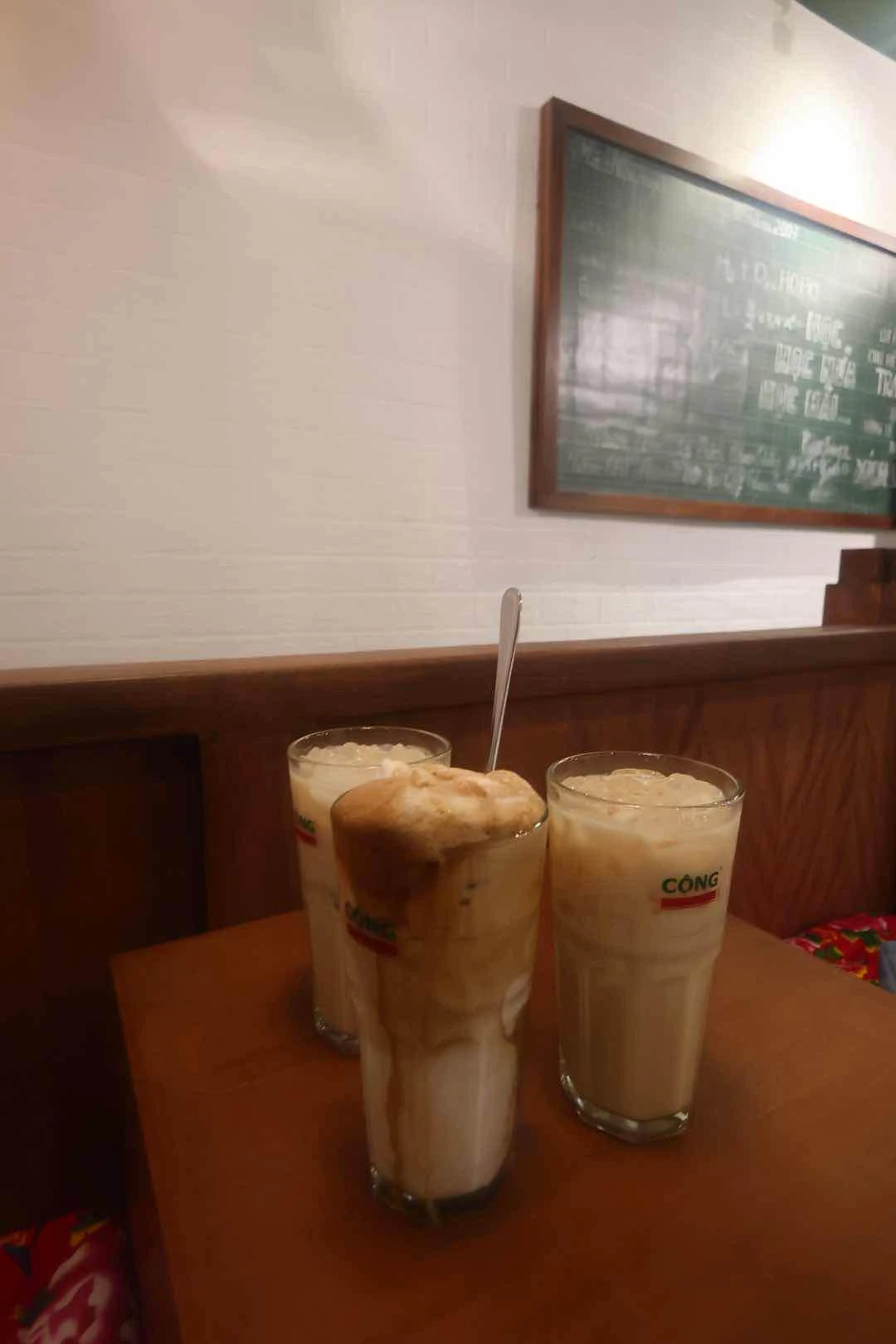 Coconut Coffee and High Mountain Cinnamon Milktea