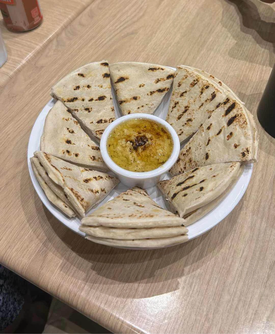 Pita and hummus