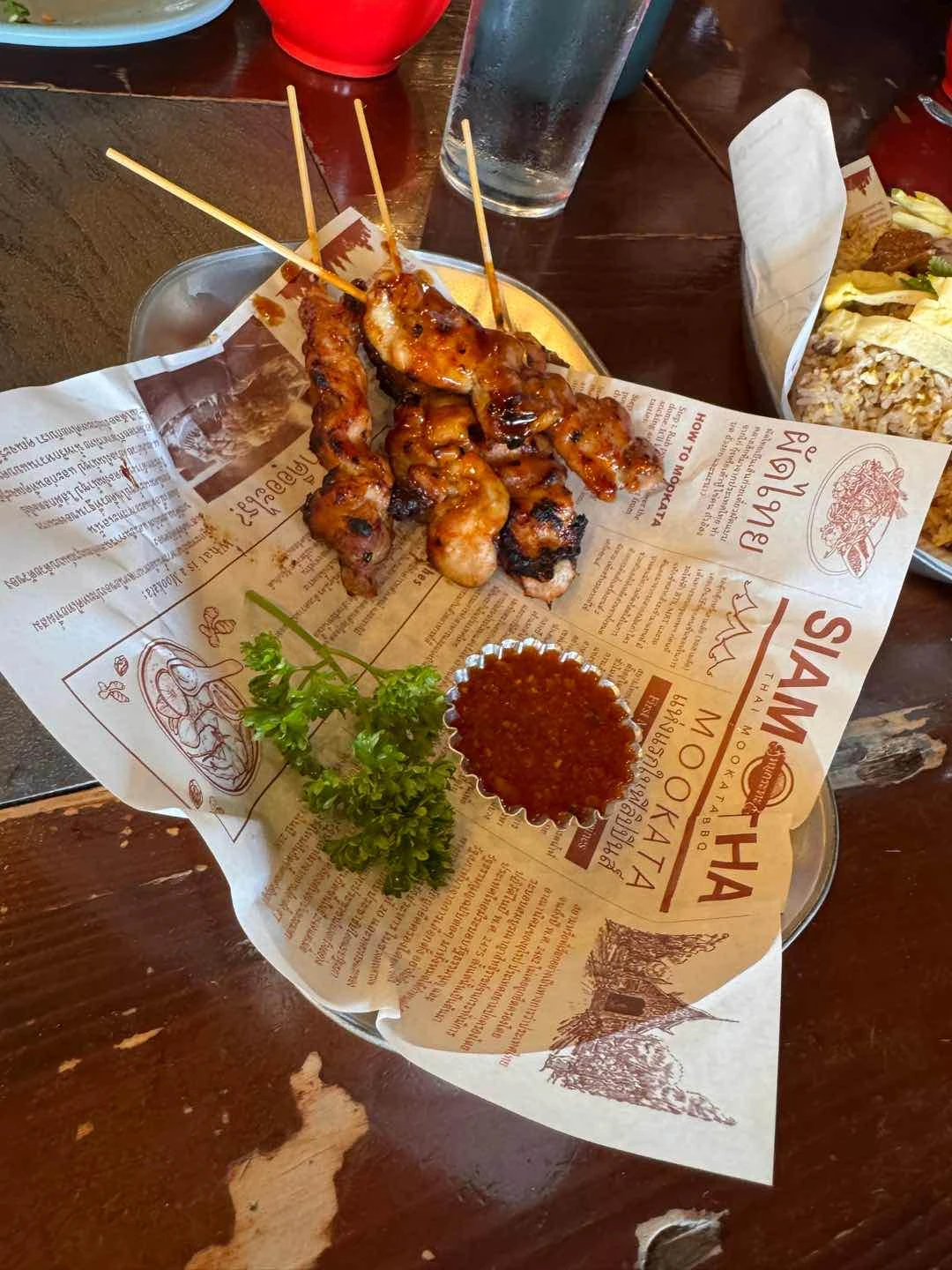 chicken skewers
