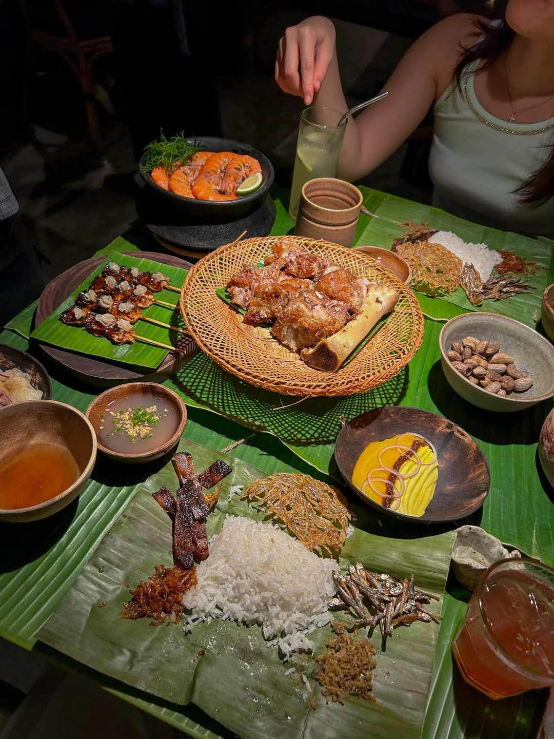Main course (kamayan menu)