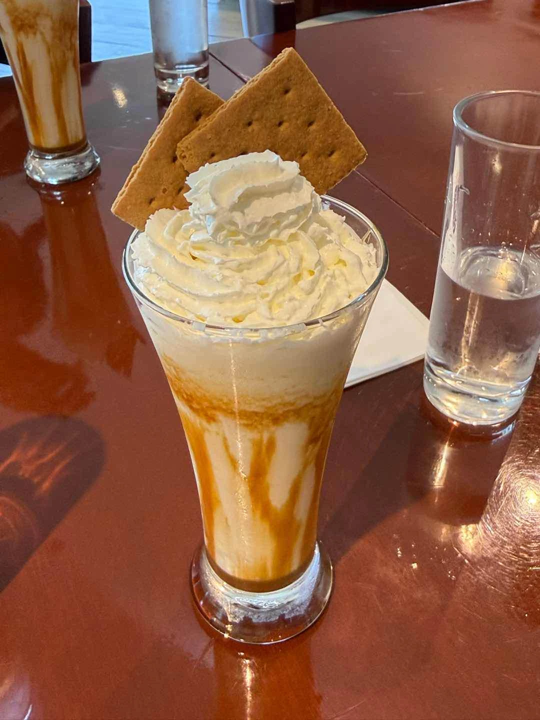 leche flan milkshake