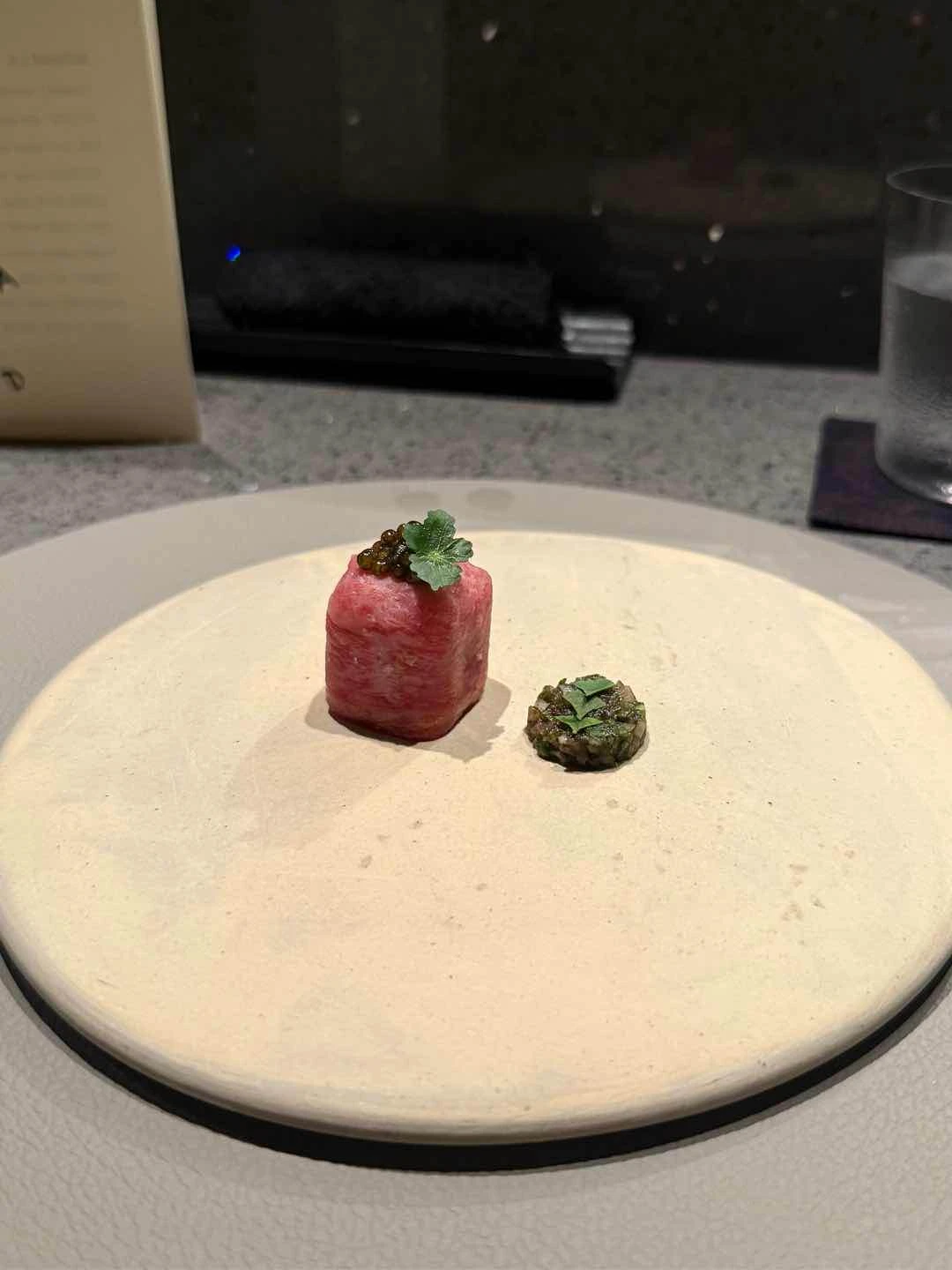 Tamago — Kombu, Caviar, Striploin