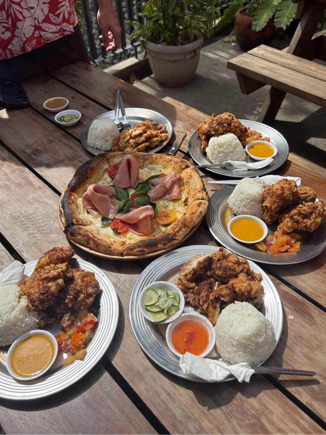 Honey bagoong fried chicken