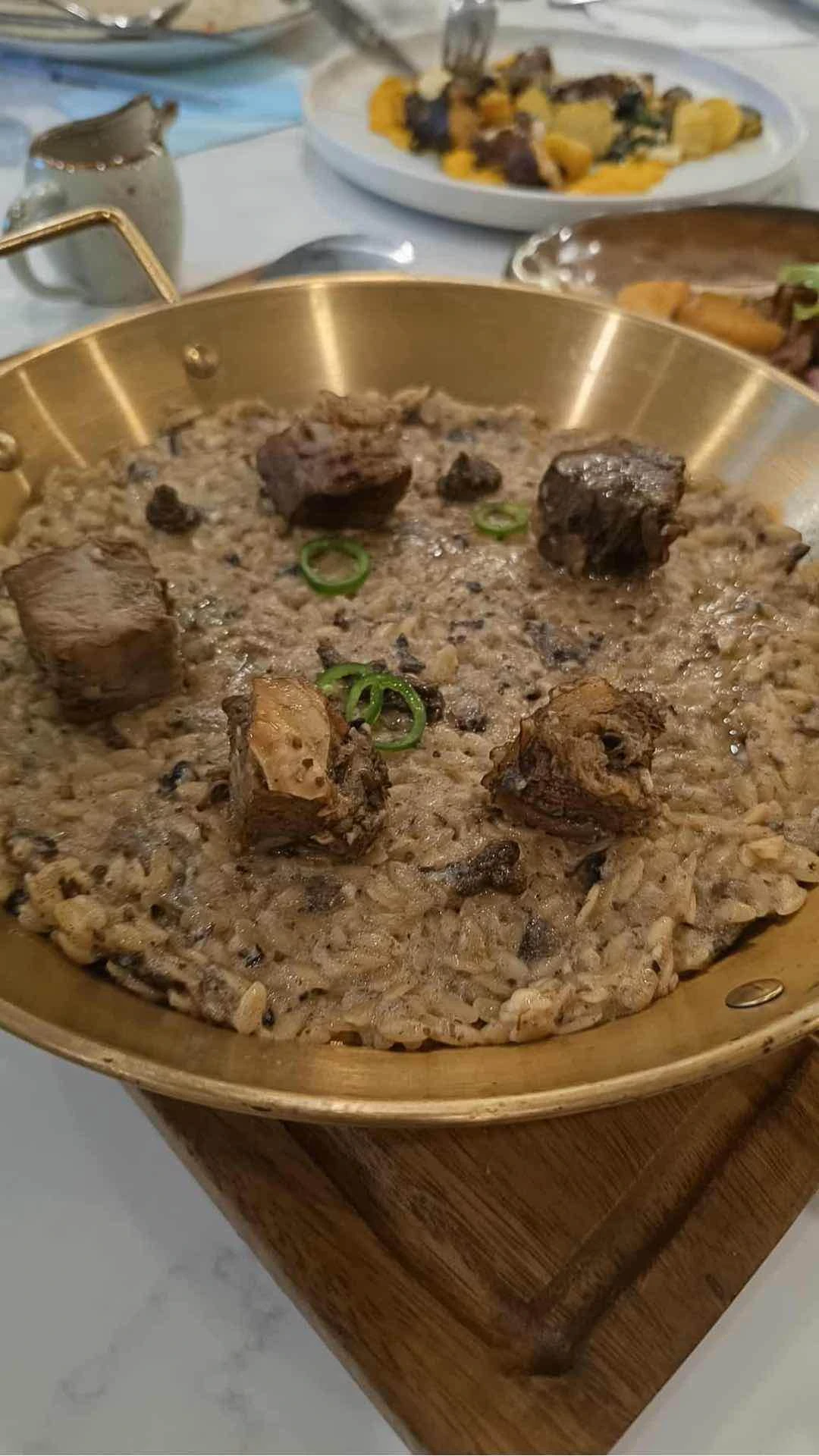 Truffle Beef Paella